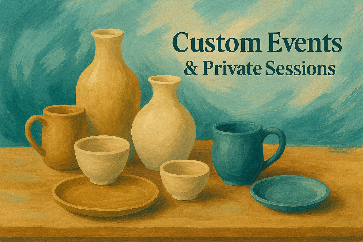 Custom Pottery Events & Private Sessions - Pottery class at Lemarsis Studio Toronto